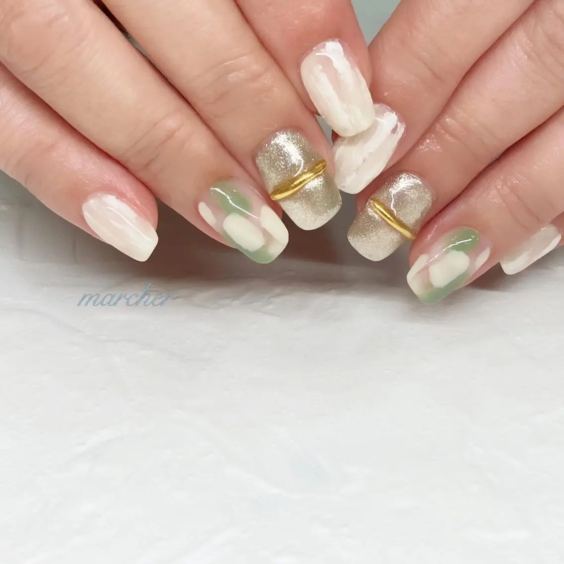 ネイル ハンドネイル Nailbeauty marcherのネイルデザイン