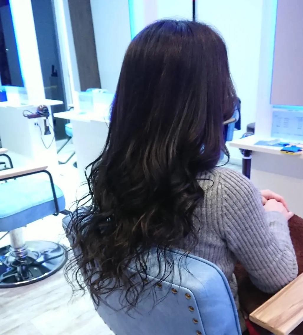 ロング カラー ヘアアレンジ 小林 伸行のヘアスタイル