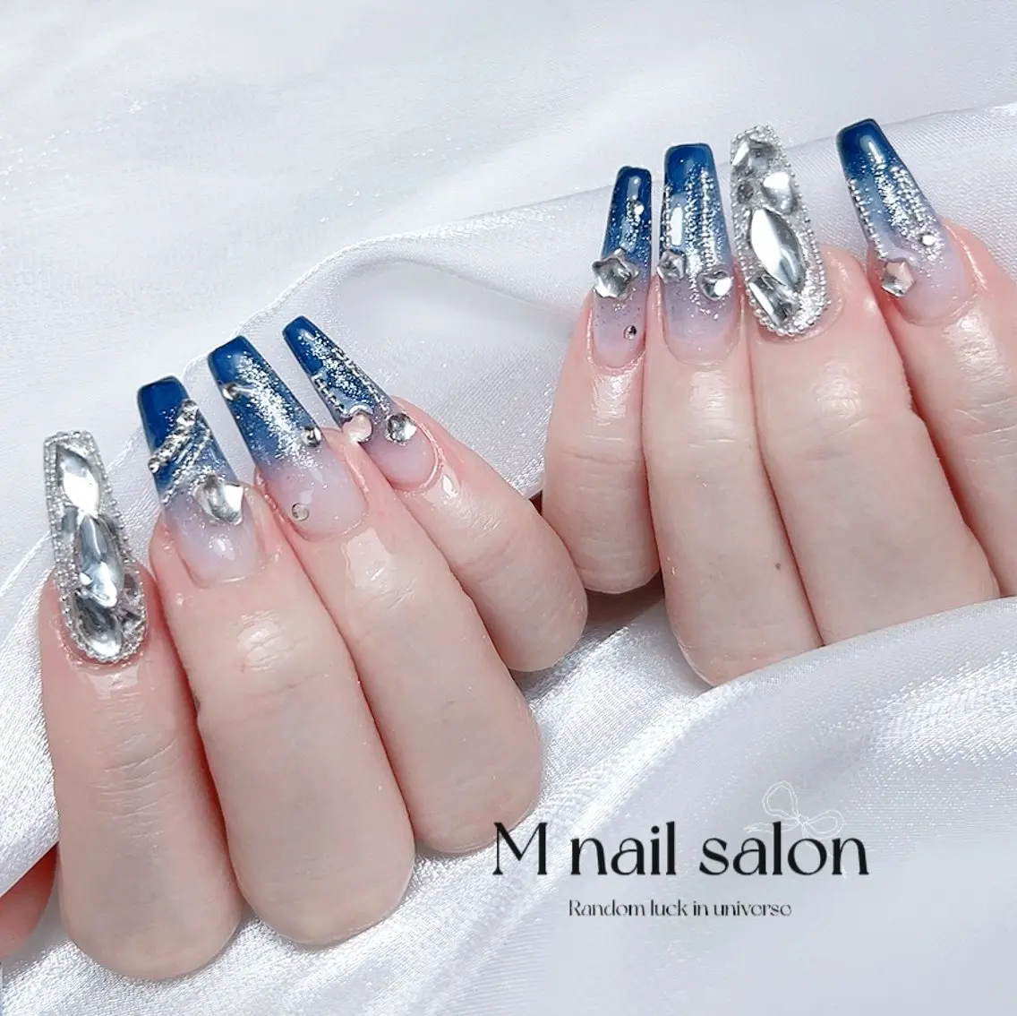 ネイル ハンドネイル M🌷nail 長さだし専門店のネイルデザイン