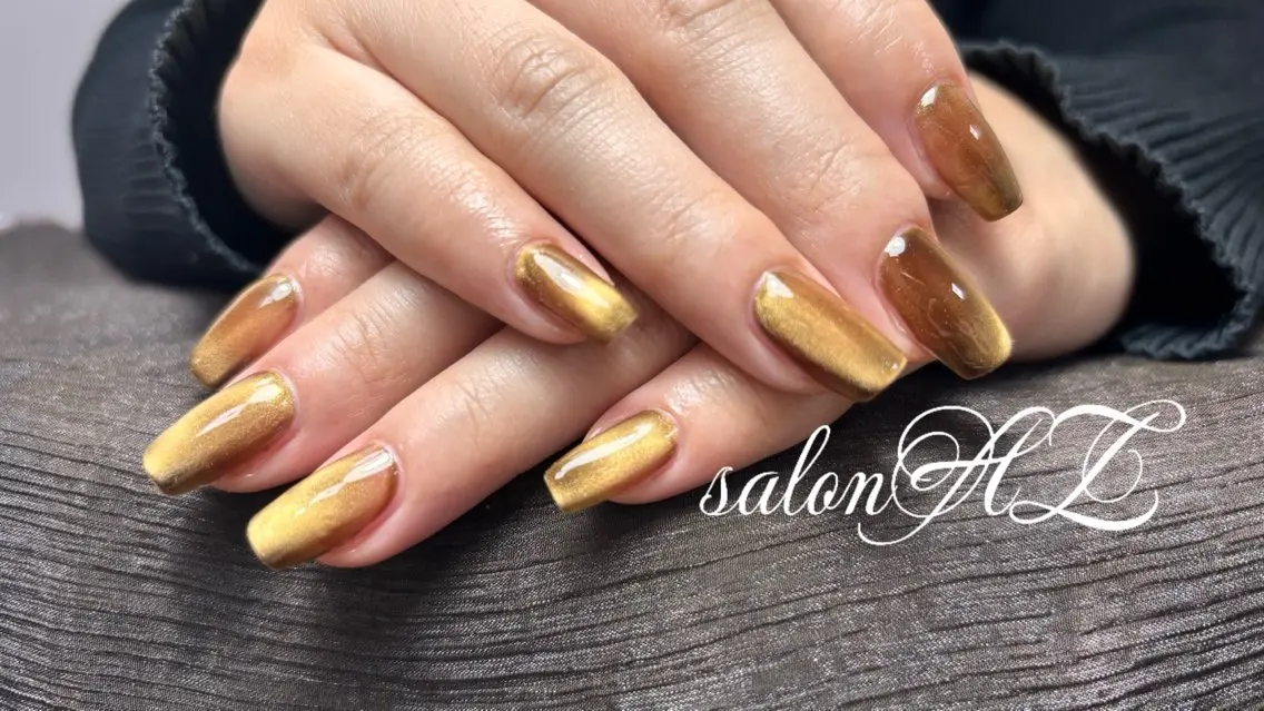 ネイル アートネイル 長さ出し フットネイル フレンチネイル ジェルネイル salon AZのネイルデザイン