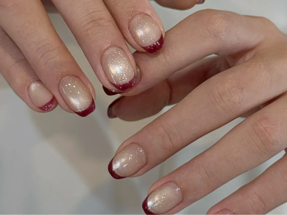 ネイル フレンチネイル マグネットネイル 持ち込み ニュアンスネイル ワンカラーネイル ハンドネイル LINEA.nail Kozueのネイルデザイン