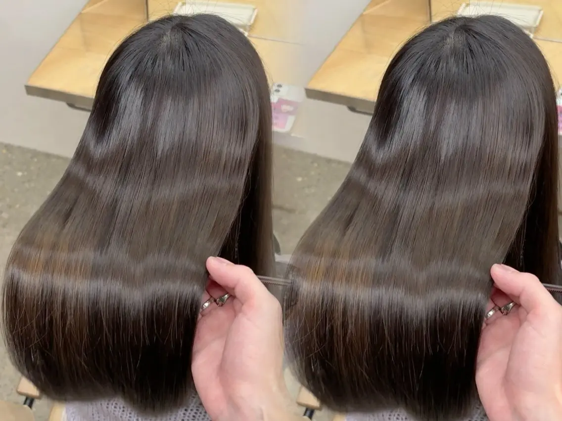 地毛風ストレート+プチトリートメントの写真
