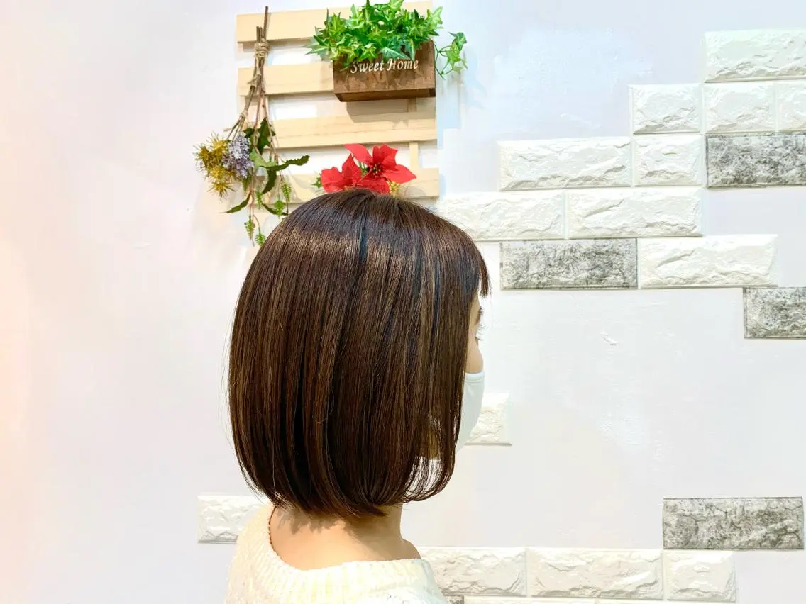 ミディアム カラー ハイライトカラー ハイライト 大人デザイン 🍃MORIKA🍃のヘアスタイル