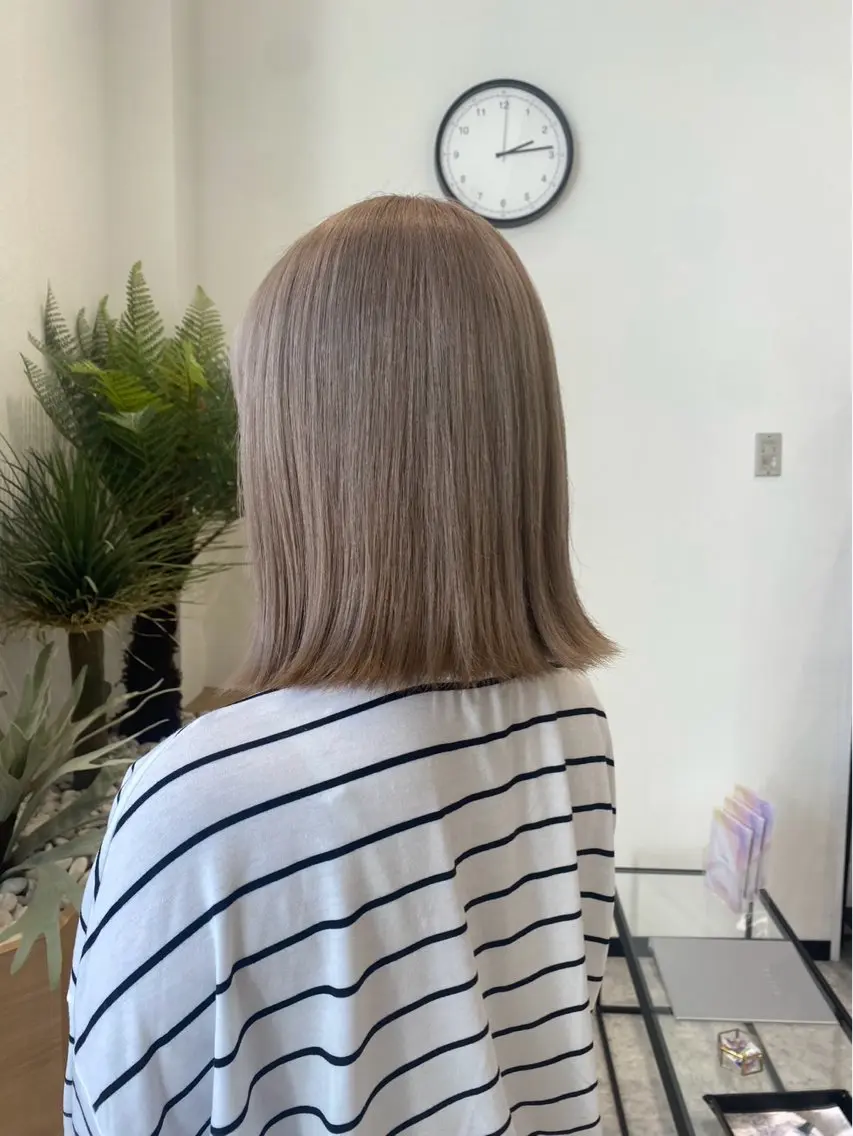 ミディアム カラー＆縮毛 kotojiのヘアスタイル