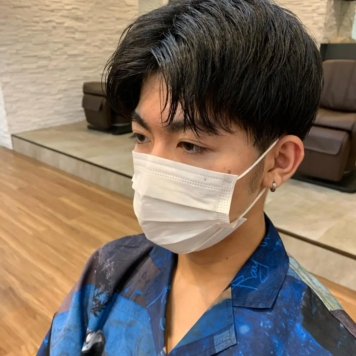 ショート メンズ センターパート メンズショート ショートヘア 【韓国風くびれヘア】 joule小木曽輝のヘアスタイル