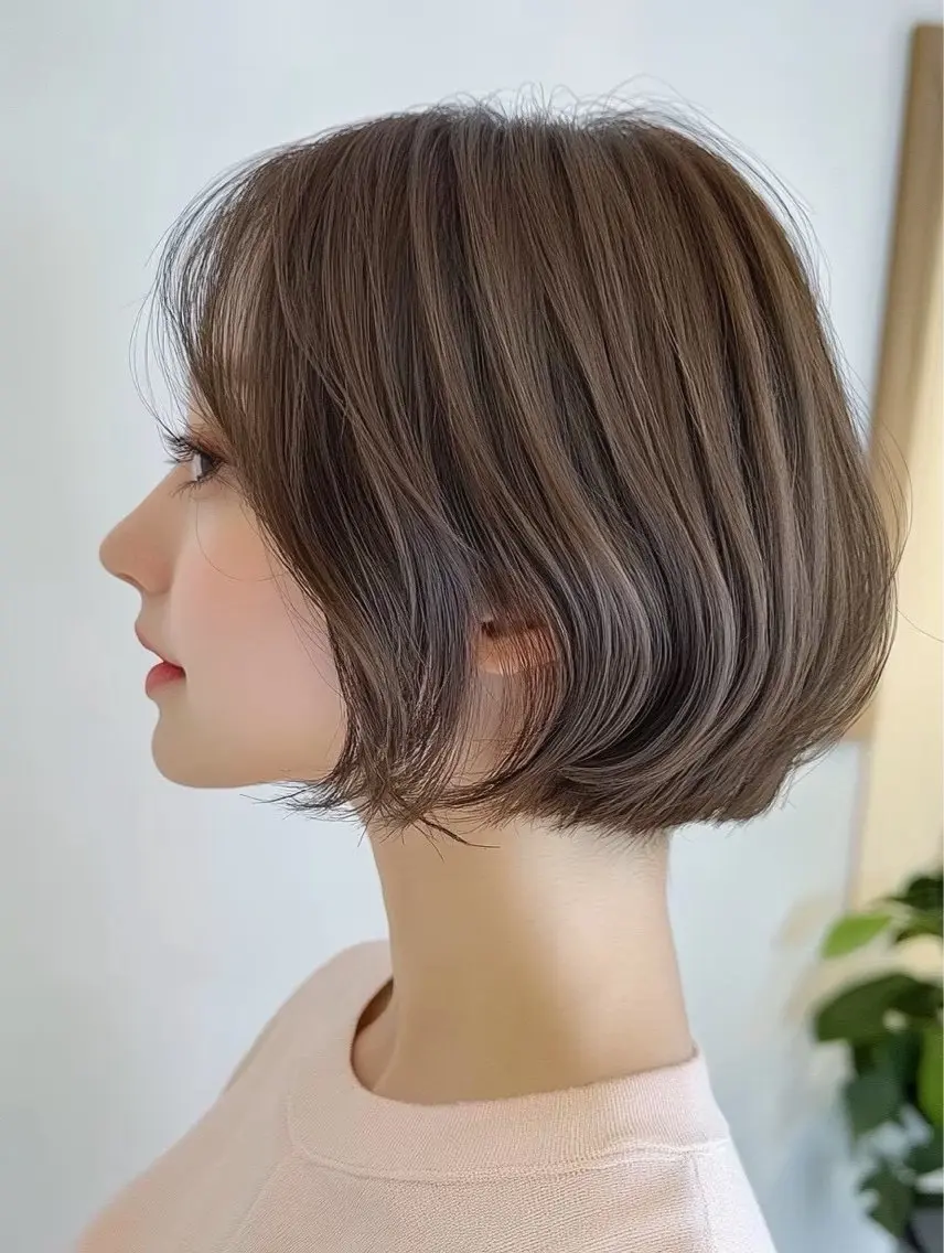ショート カット 梅田/カットモデル /艶髪/ポタ🎀のヘアスタイル