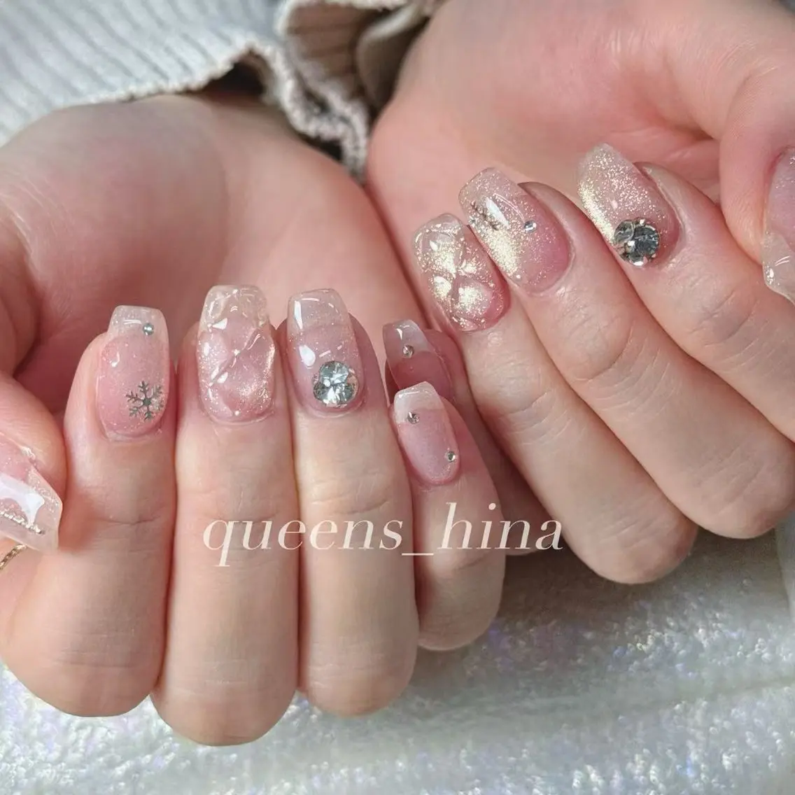 ネイル ハンドネイル Queens マオのネイルデザイン