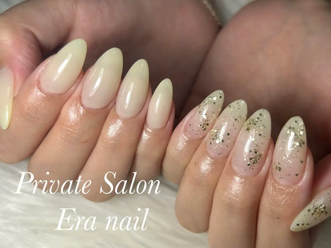 ネイル 黄色 ハンドネイル Era nailのネイルデザイン