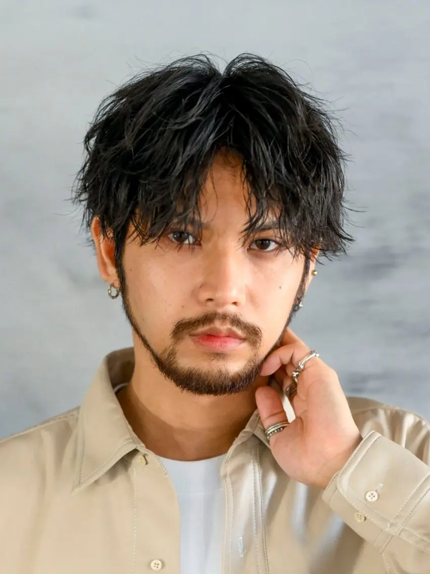 パーマ メンズ カット パーマ トリートメント 👑メンズパーマ屋 👑/栄/馬場斗生のヘアスタイル