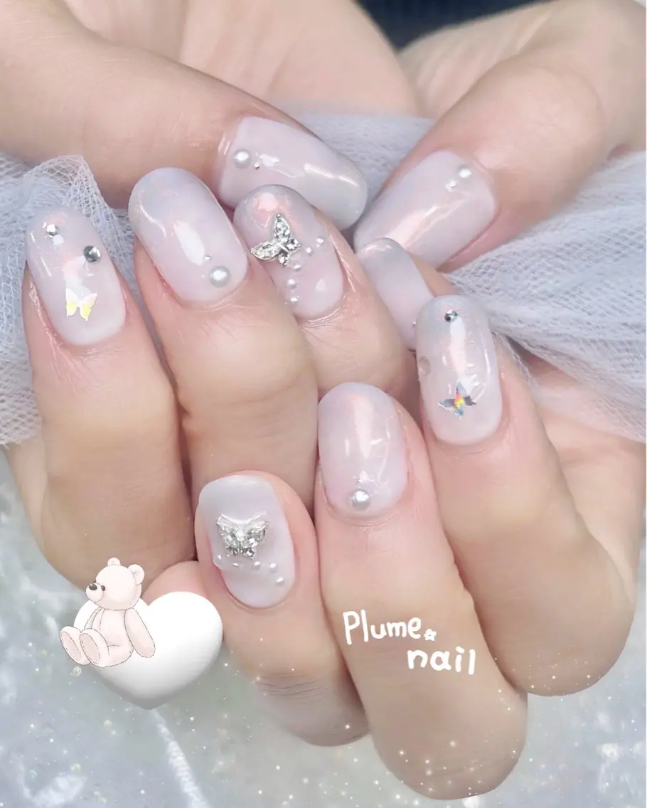 ネイル ハンドネイル plume nail ☆韓国ネイルのネイルデザイン