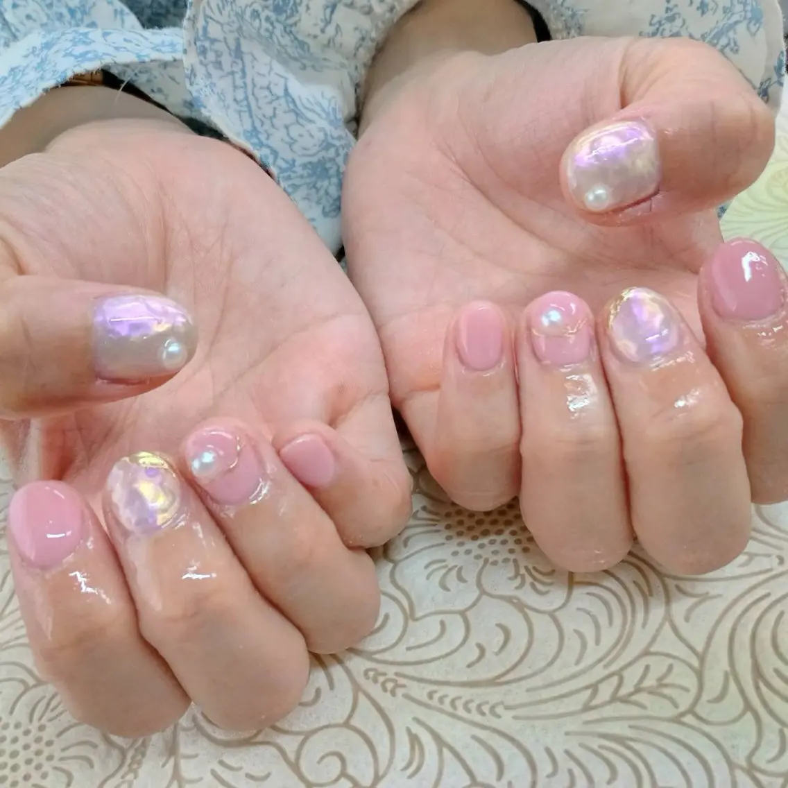 ネイル フラワーネイル precious nail roomのネイルデザイン