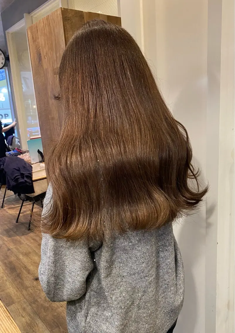 ロング カット ヘアカラー 井上 麻帆のヘアスタイル