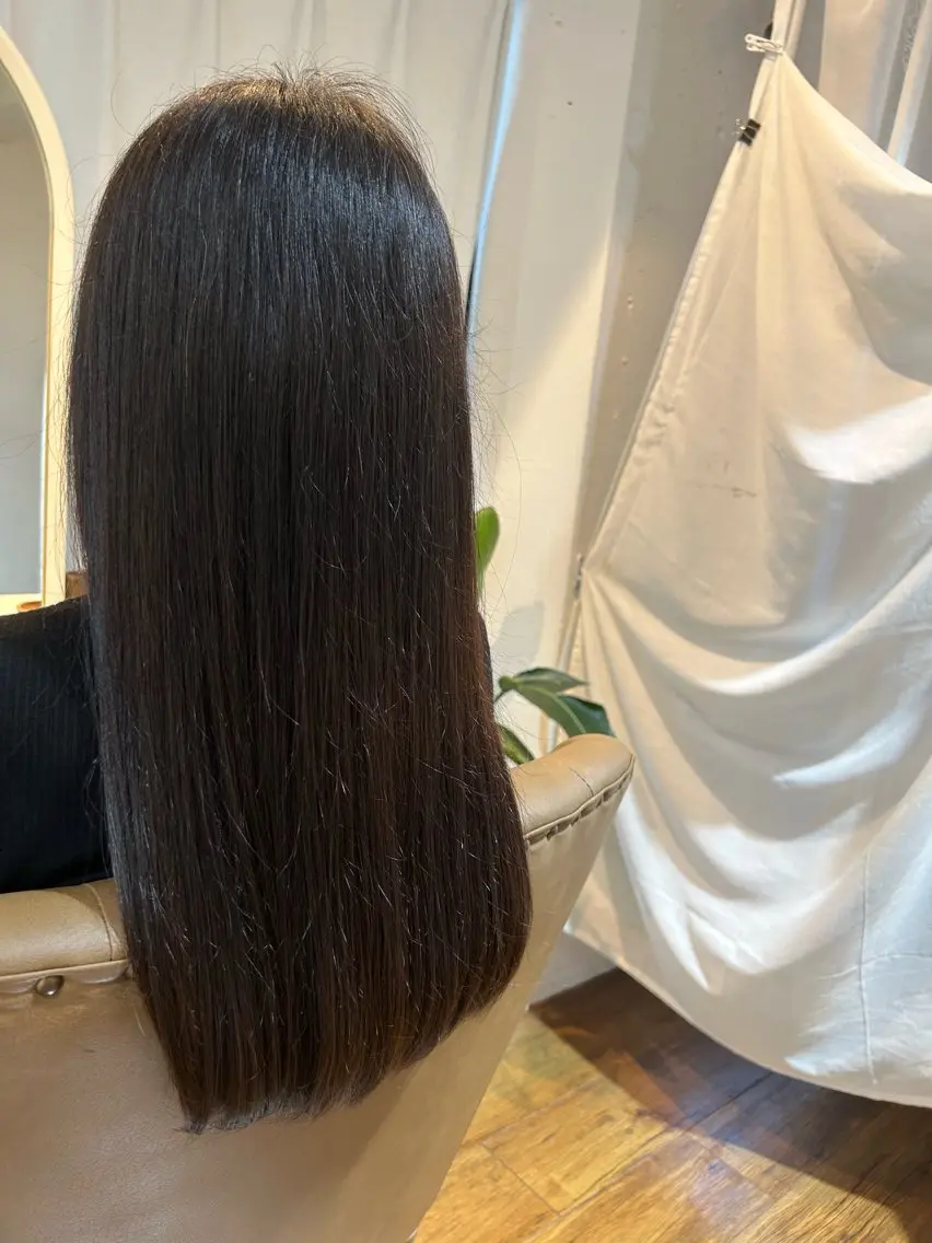 ロング カラー ヘアカラー トリートメント ✨髪質改善カラー特化 ✨河本玲奈✨のヘアスタイル