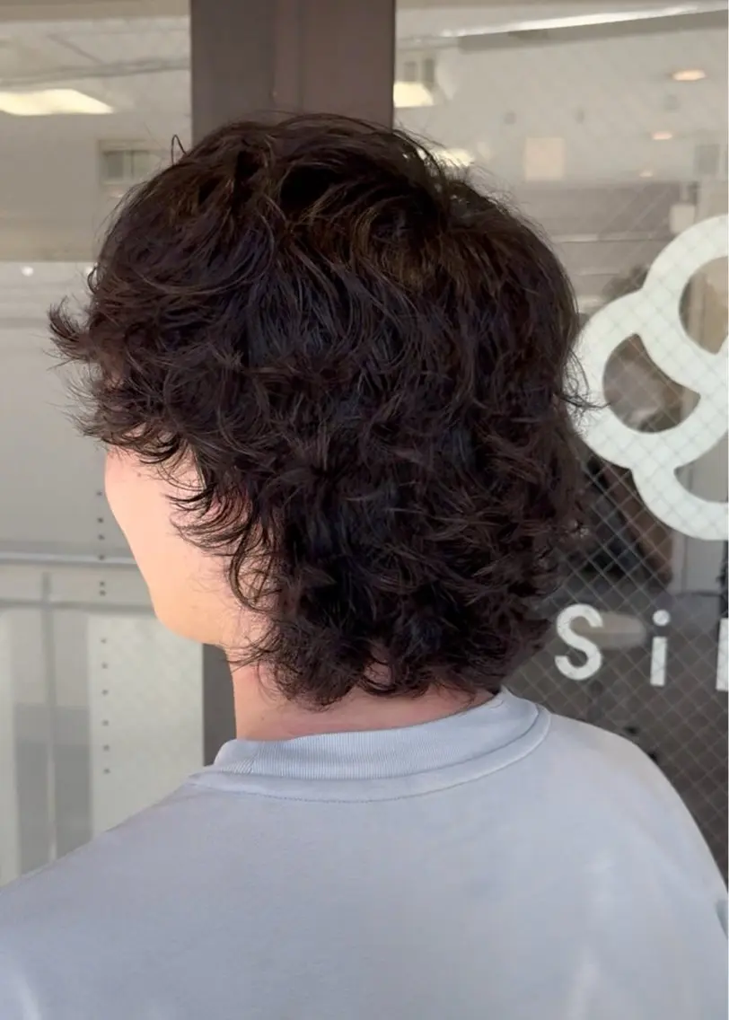 ミディアム パーマ メンズ ミディアムパーマ メンズパーマ メンズ指名多数!! 田島史也のヘアスタイル