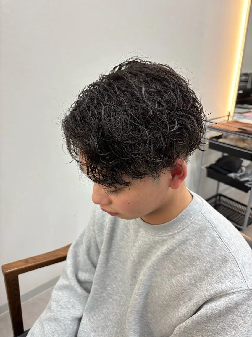 【メンズクーポン🧑‍🦱】メンズカット＋パーマの写真
