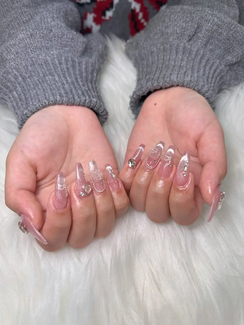 ネイル マグネットネイル ハンドネイル Kingnail Emiのネイルデザイン