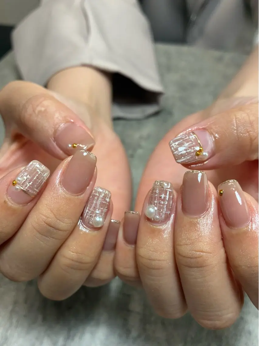 ネイル 持ち込み ハンドネイル nail salon Lipine 新守山のネイルデザイン