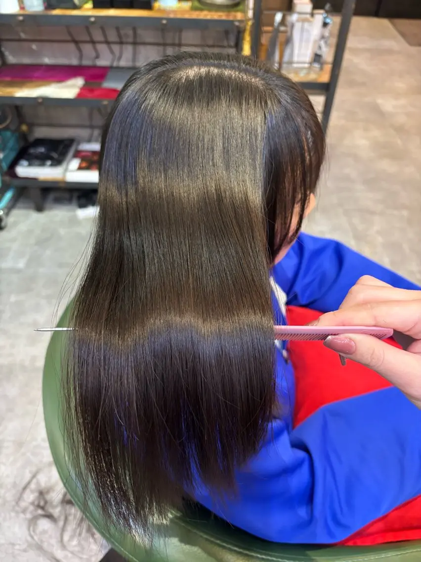 ロング カット 縮毛矯正 トリートメント 【縮毛矯正特化】 kyokaのヘアスタイル