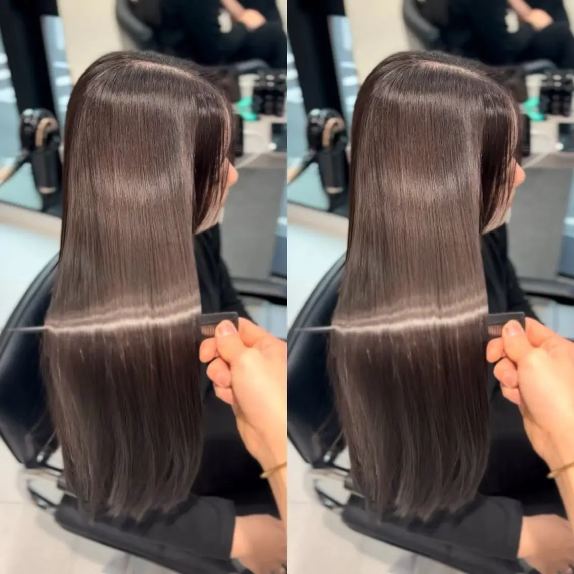 ロング 髪質改善 縮毛矯正 トリートメント 福岡美容室/髪質改善 あおいのヘアスタイル