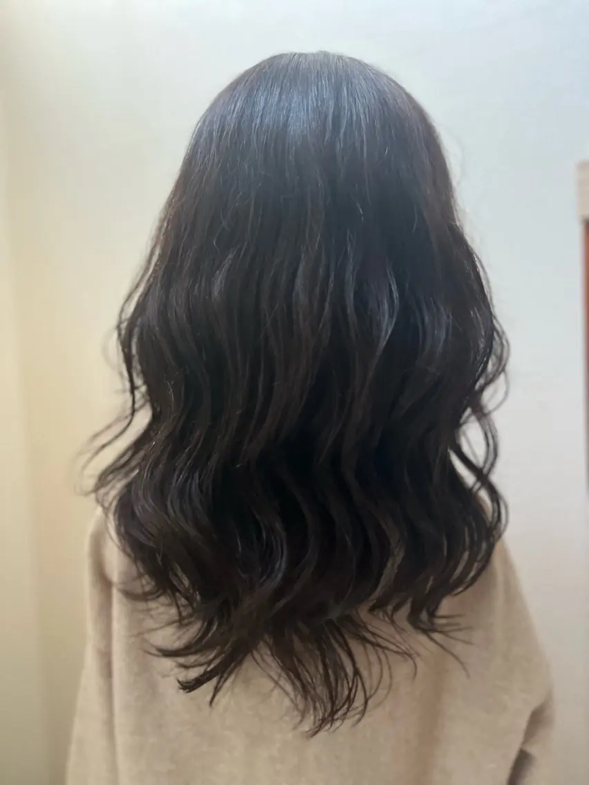 ロング パーマ デジタルパーマ ツヅキ マスミのヘアスタイル