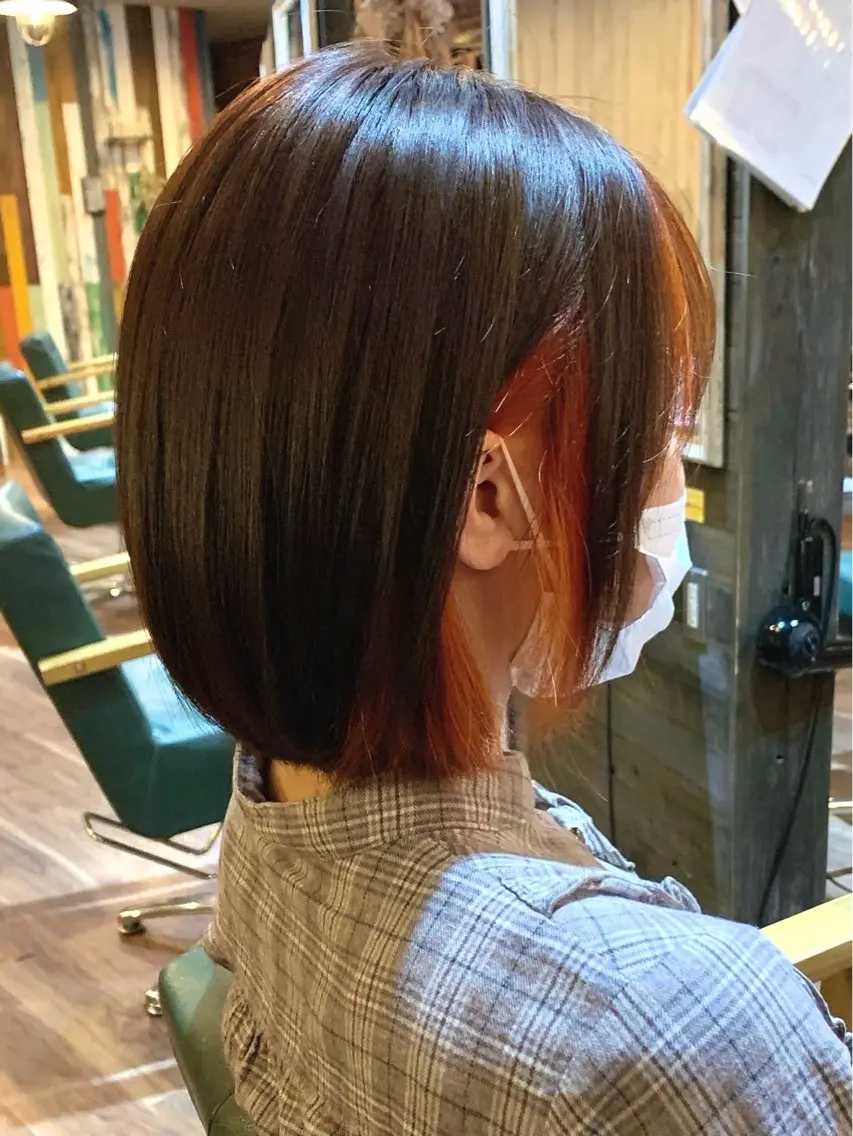 カラー インナーカラー ヘアカラー 🐻‍岩井 杏珠🐻‍のヘアスタイル