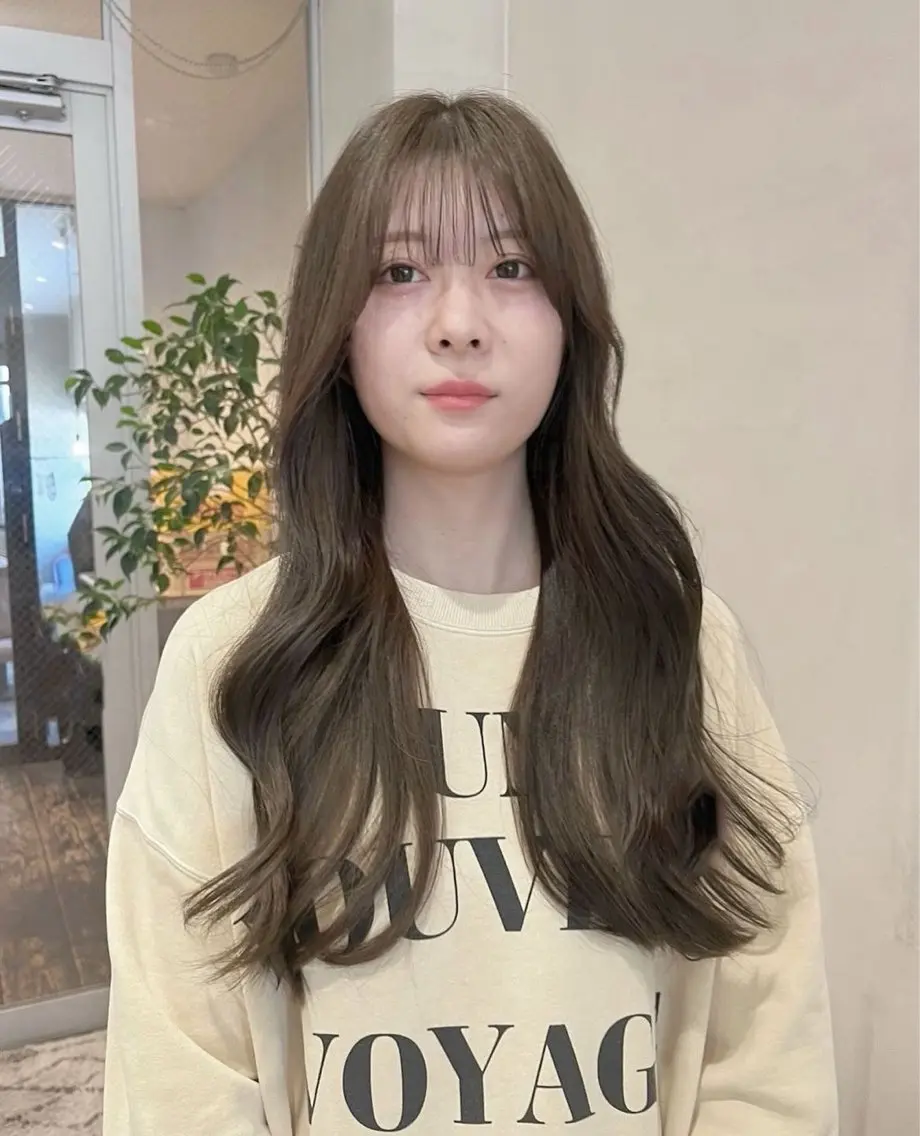 ロング カラー nakahara madokaのヘアスタイル