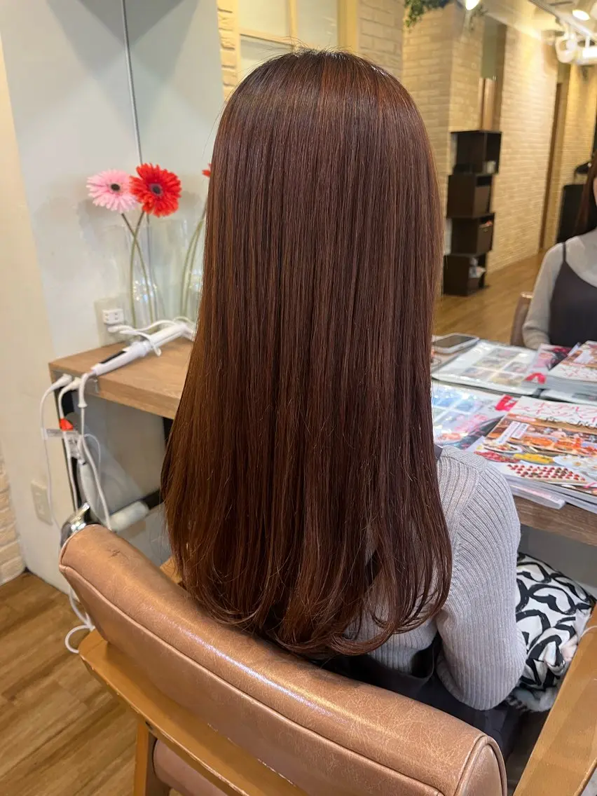 ロング カラー 林 花鈴🐇🌸のヘアスタイル