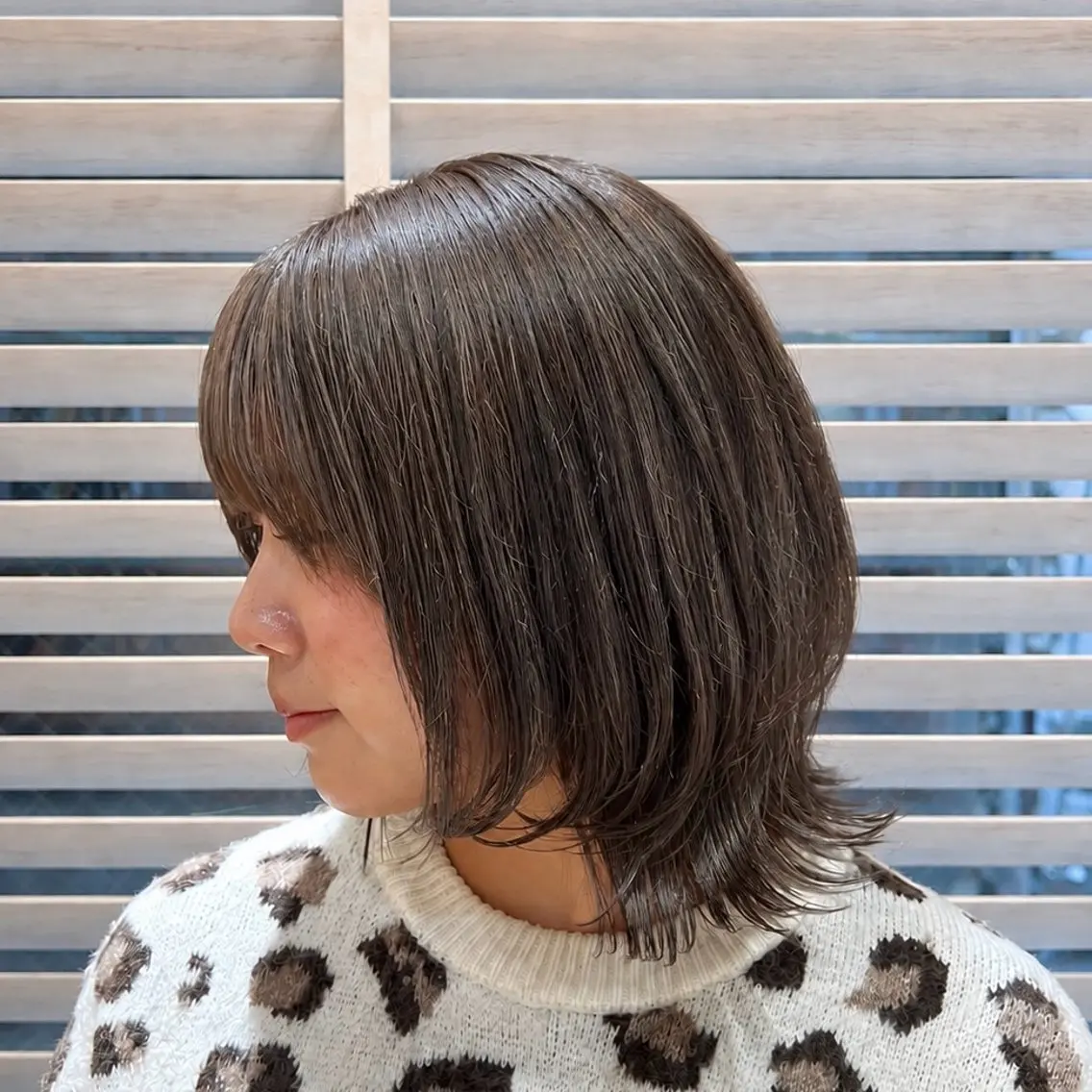 ミディアム カラー 透明感カラー 美容師兼アイリスト/ Anche/片岡のヘアスタイル