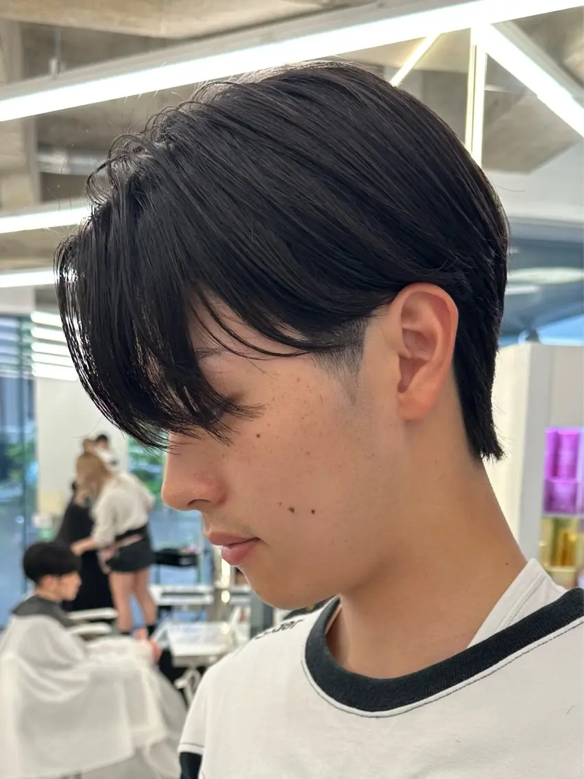 ショート パーマ メンズ Vir by browのヘアスタイル