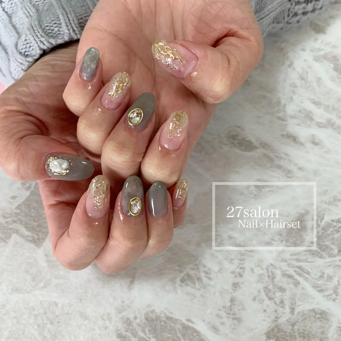 ネイル ニュアンスネイル 27salon yuinaのネイルデザイン