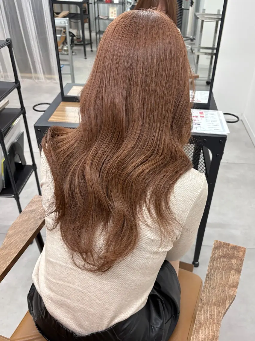 柔らか見え🤍ハニーベージュ🍯🧸＋3step トリートメント🫧の写真