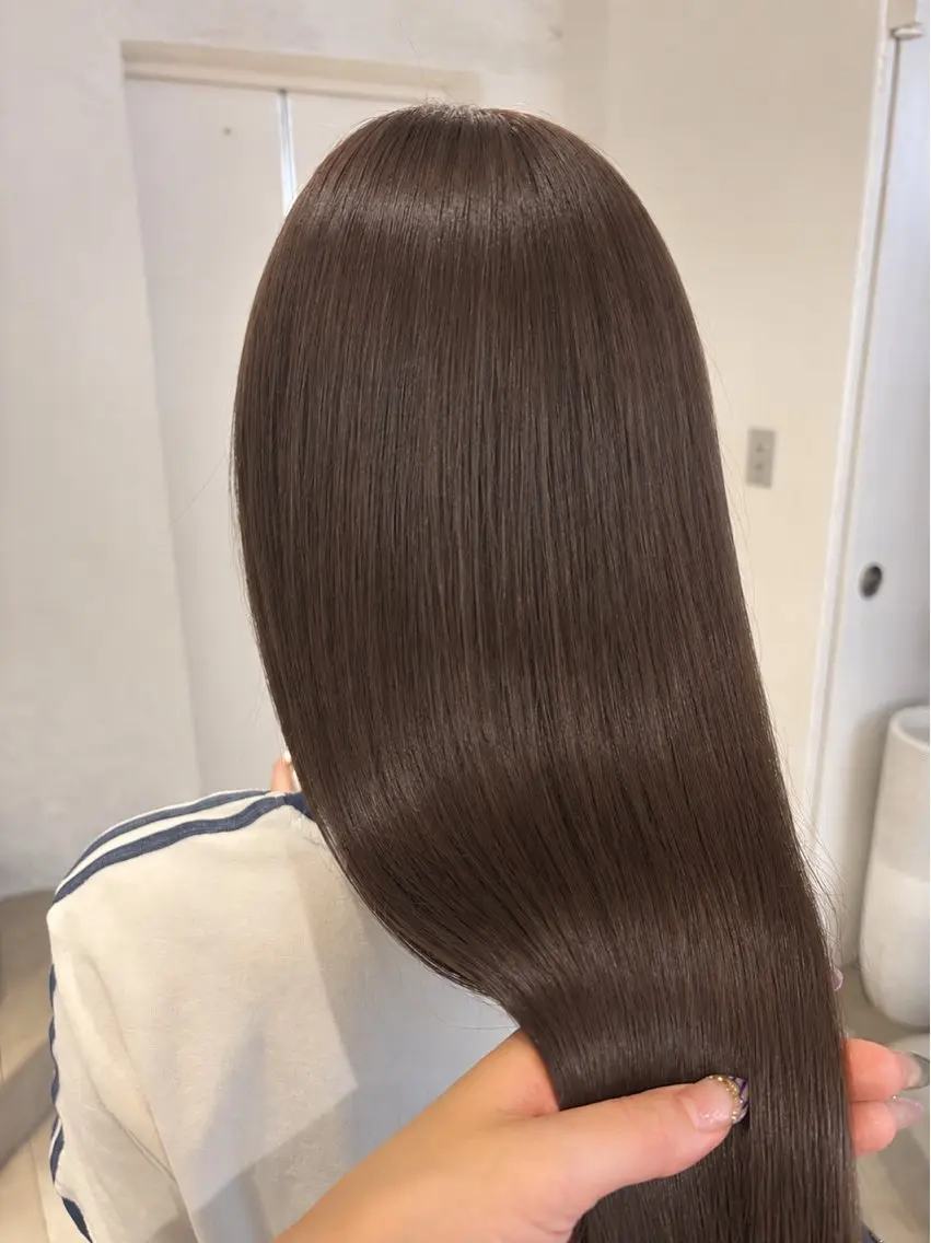 カラー ヘアカラー 暖色カラー/ 着付け momo🍀🪽のネイルデザイン