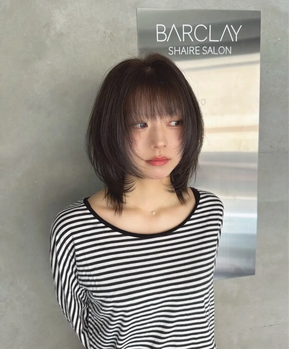 ミディアム レイヤーカット カット ヘアカラー 🌈レイヤーカット/ ハイトーン🌈タクマのヘアスタイル