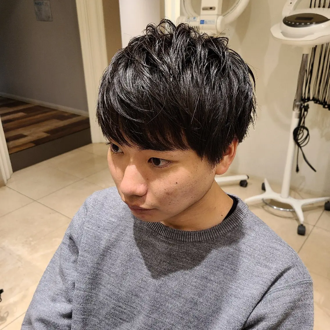 ショート メンズ マッシュ 刈り上げ カット トリートメント 中井 啓悟のヘアスタイル