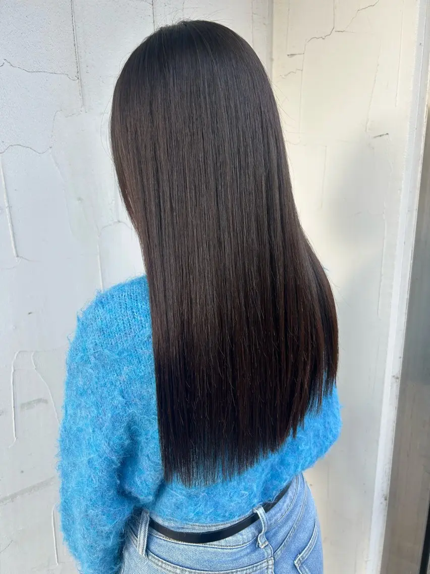 ロング 縮毛矯正 yoda karenのヘアスタイル