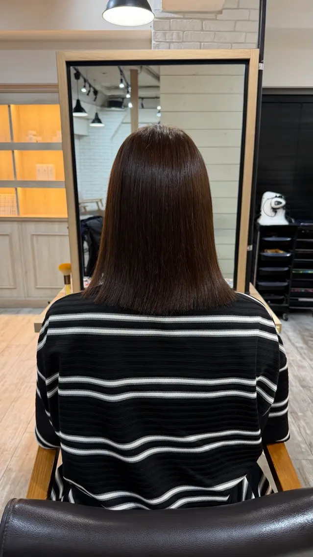 ミディアム カラー ヘアカラー Harue ·͜·のヘアスタイル