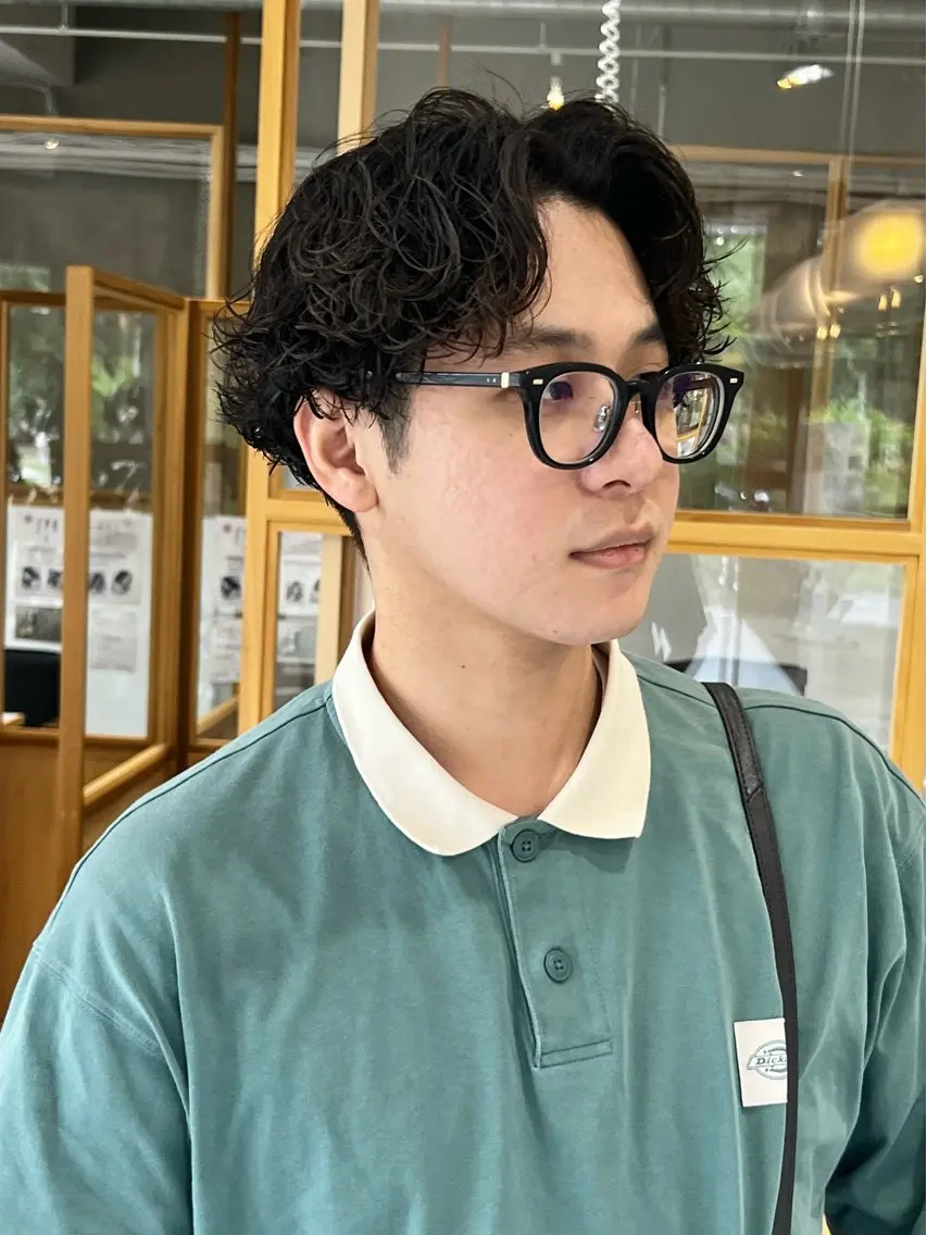 メンズ カット パーマ FERIA fam 北千里のヘアスタイル
