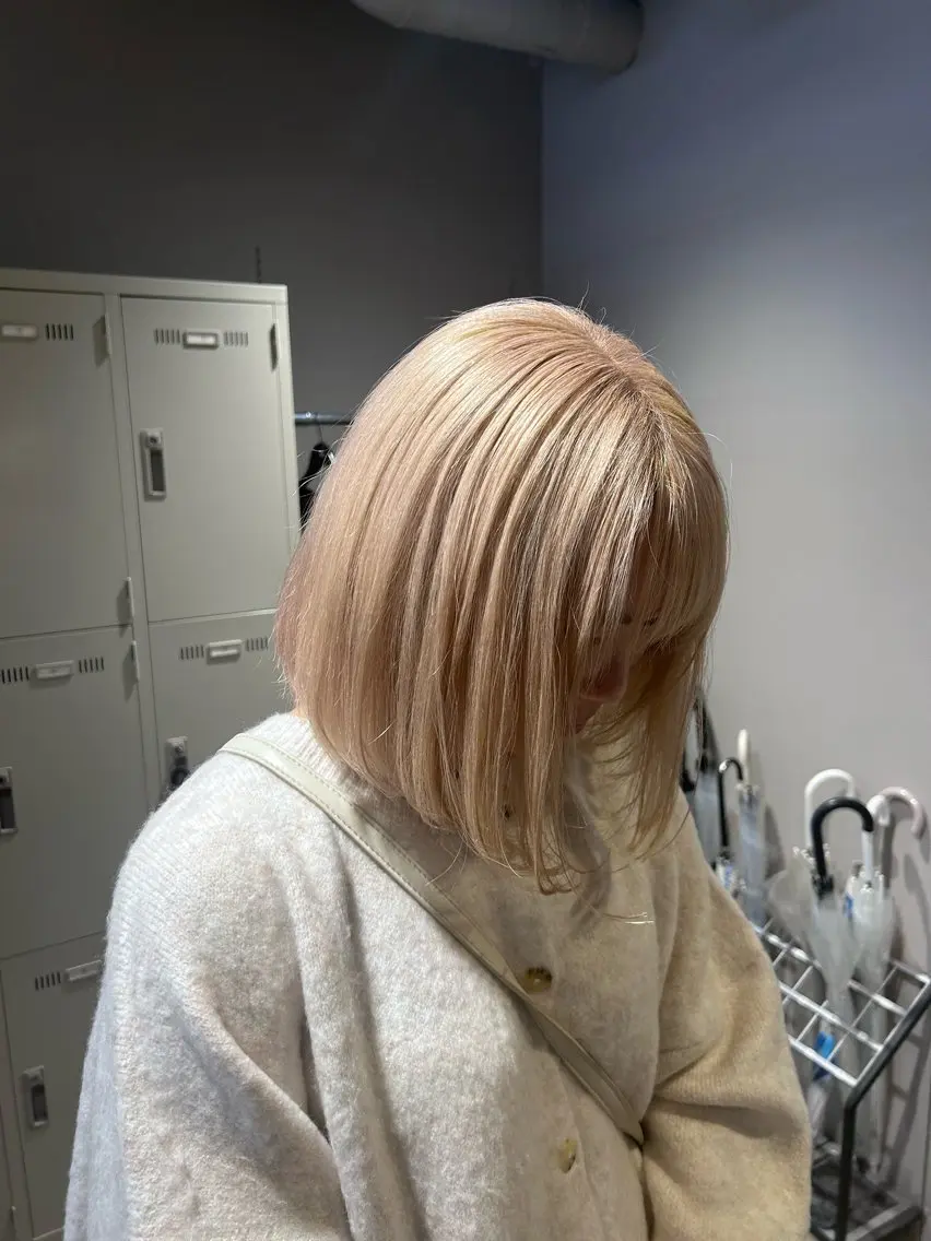 ミディアム カラー パーマ ヘアアレンジ メンズ キッズ ブリーチなしカラー/ ブラウン/レイヤーのヘアスタイル