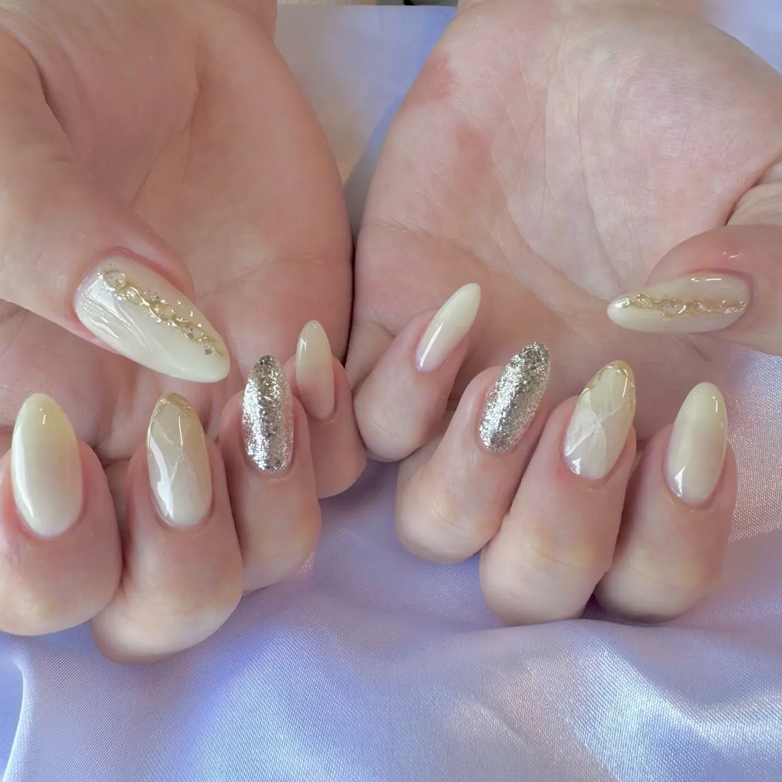 ネイル ニュアンスネイル ハンドネイル nail salon e'mu💐のネイルデザイン