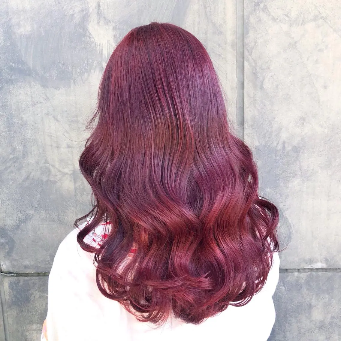 ロング カラー ブリーチ ラベンダーカラー ピンクカラー ピンクラベンダー ヨシンモリ K-POP好き美容師 🇰🇷Kai.Yのヘアスタイル