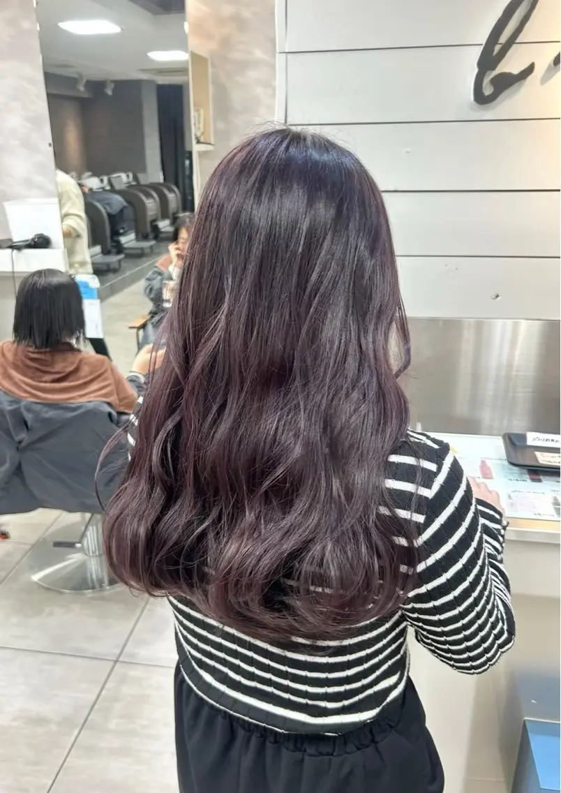 ロング カラー ヘアカラー 本尾 空大のヘアスタイル