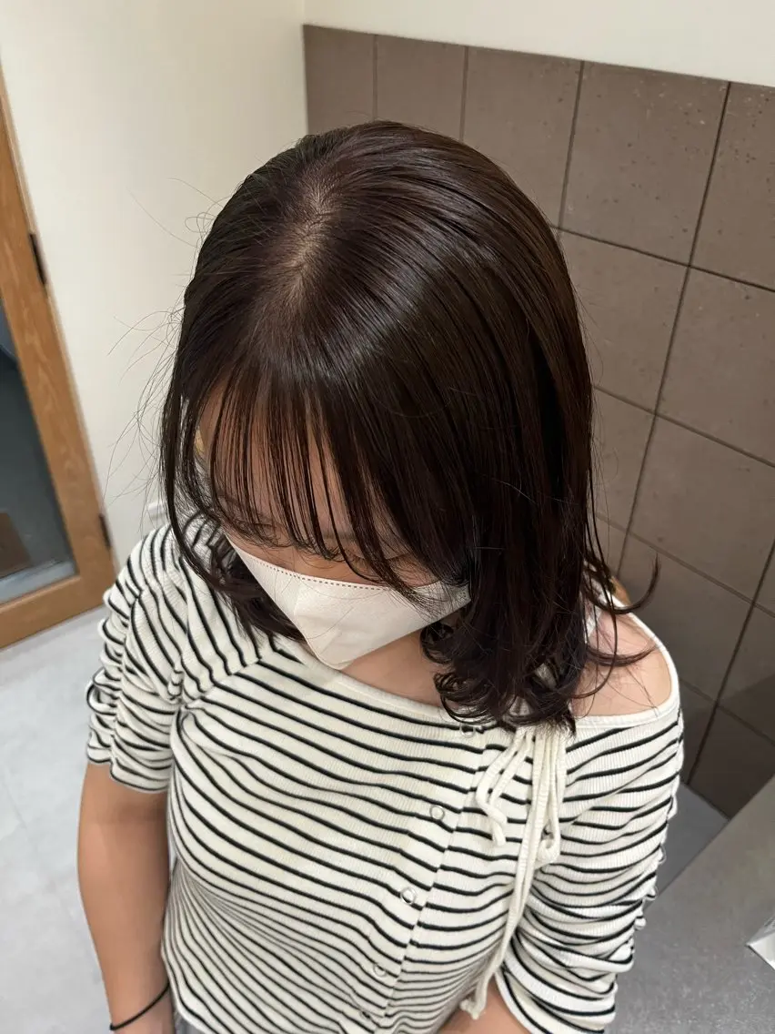 ミディアム ヘアカラー mao /HUI金山のヘアスタイル