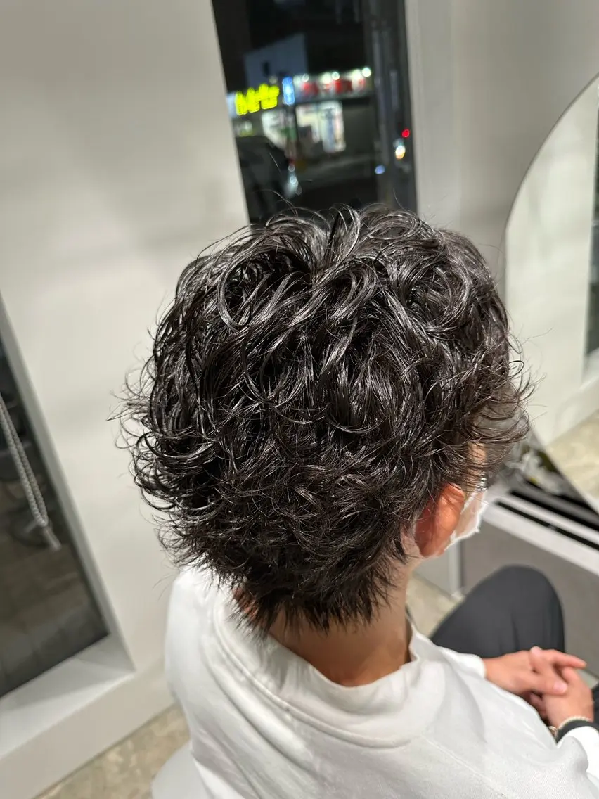 【Jr.スタイリスト】メンズ限定デザインパーマ+メンズカット6600の写真