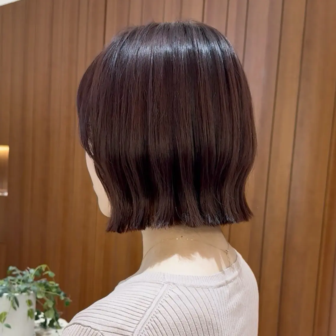 ミディアム カラー 切りっぱなしボブ ショートボブ ボブレイヤー 透明感カラー ボブ カット ヘアカラー トリートメント 【渋谷】ボブ・ レイヤーボブ特化✂︎のヘアスタイル