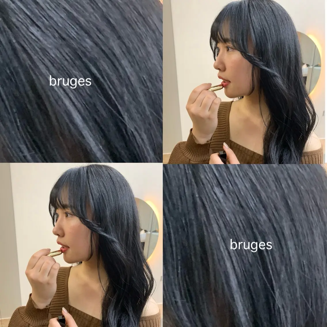 ロング カラー ブルーカラー シルバー funo. /透明感カラーのヘアスタイル