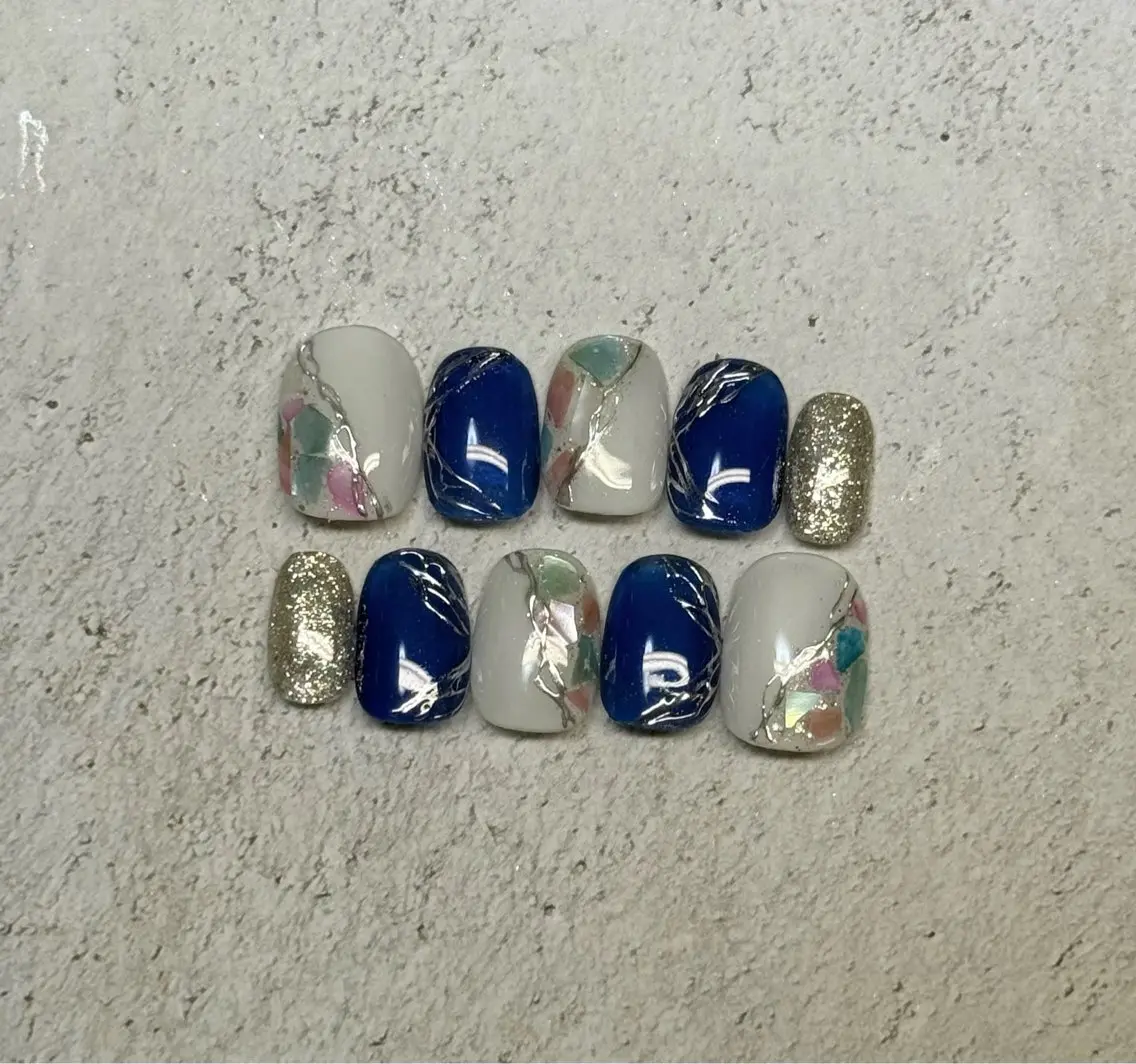 ネイル アニマル柄 アートネイル チークネイル フラッシュネイル フラッシュマグ Mai’s nailのネイルデザイン