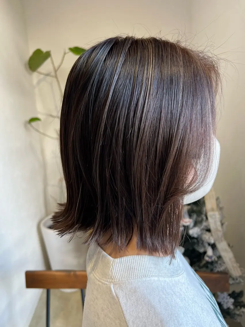 ミディアム 福島 滉希のヘアスタイル