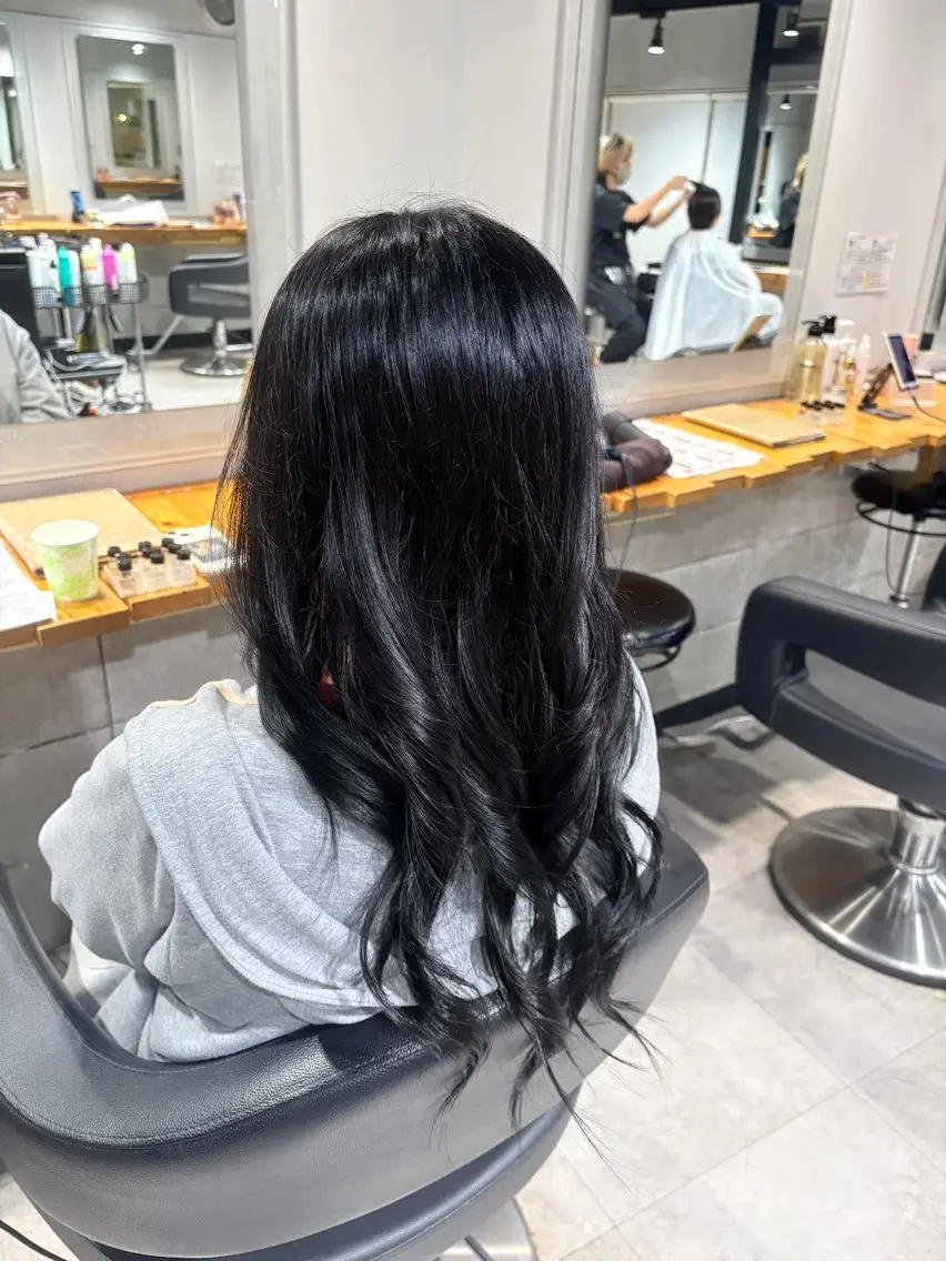 ロング カラー メンズ カット ヘアカラー トリートメント Honoka💄💋 オリーブ・メンズ特化のヘアスタイル