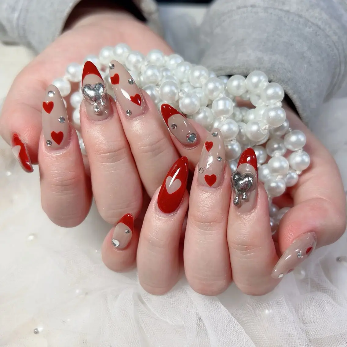ネイル ハンドネイル M 🌷Nail 長さだし専門店のネイルデザイン