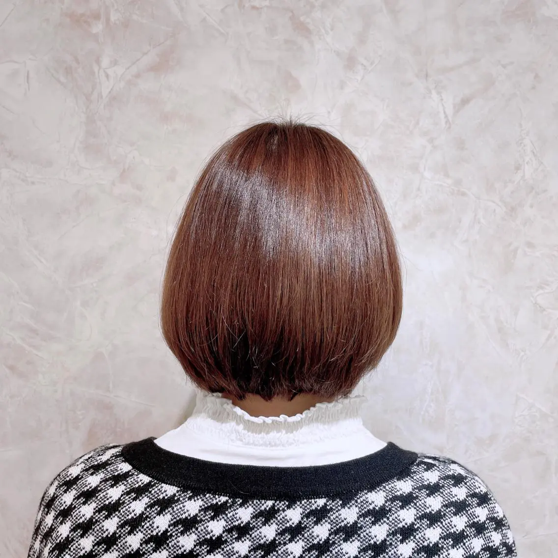 ショート 縮毛矯正、肩上の長さ お任せ☆マンツー施術のヘアスタイル